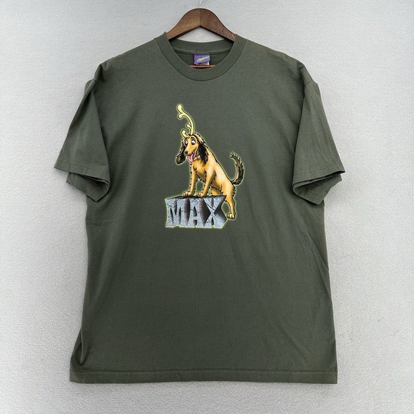 Y2K How The Grinch Stole Christmas Green Max Shirt XL USA Holiday Movie 90s 2000 - Picture 2 of 8